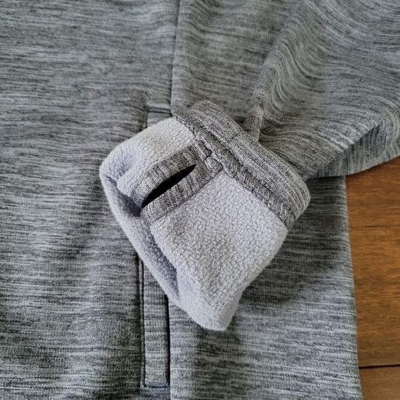 Columbia women's fleece lined mid-weight long sleeve hoodie blue spacedye size S - Picture 5 of 10